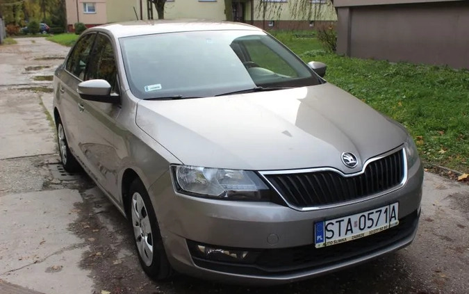 Skoda RAPID cena 39500 przebieg: 115000, rok produkcji 2017 z Brzozów małe 67
